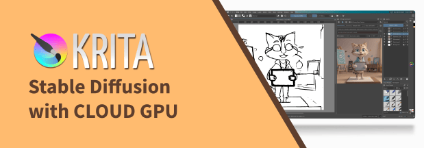 Cloud GPU untuk Image AI Generator di Krita