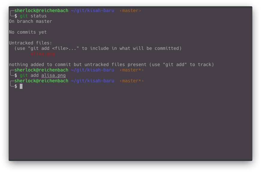 git add