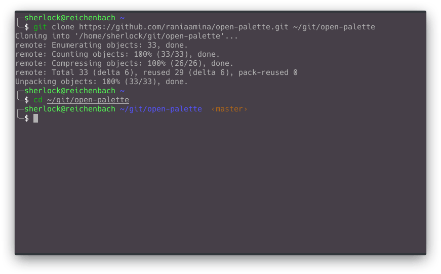 git clone