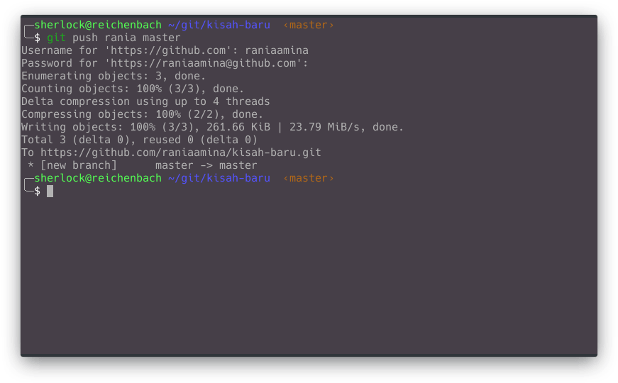 git push