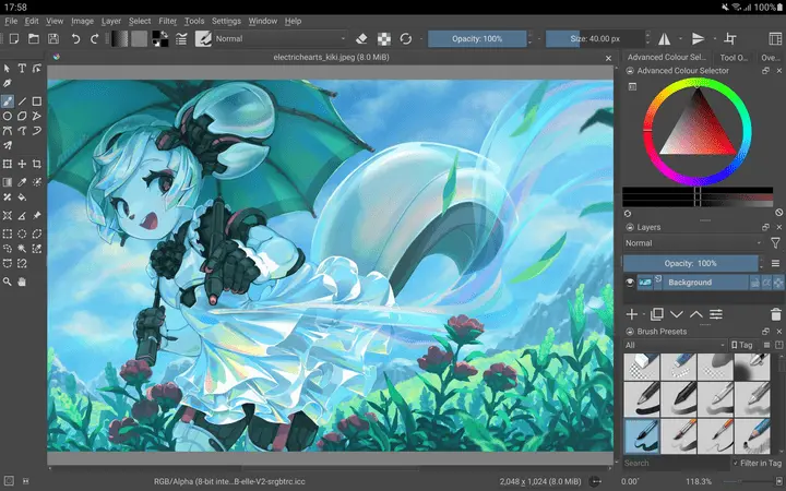 Krita | Sumber Krita Pers - https://krita.org/en/about/press/