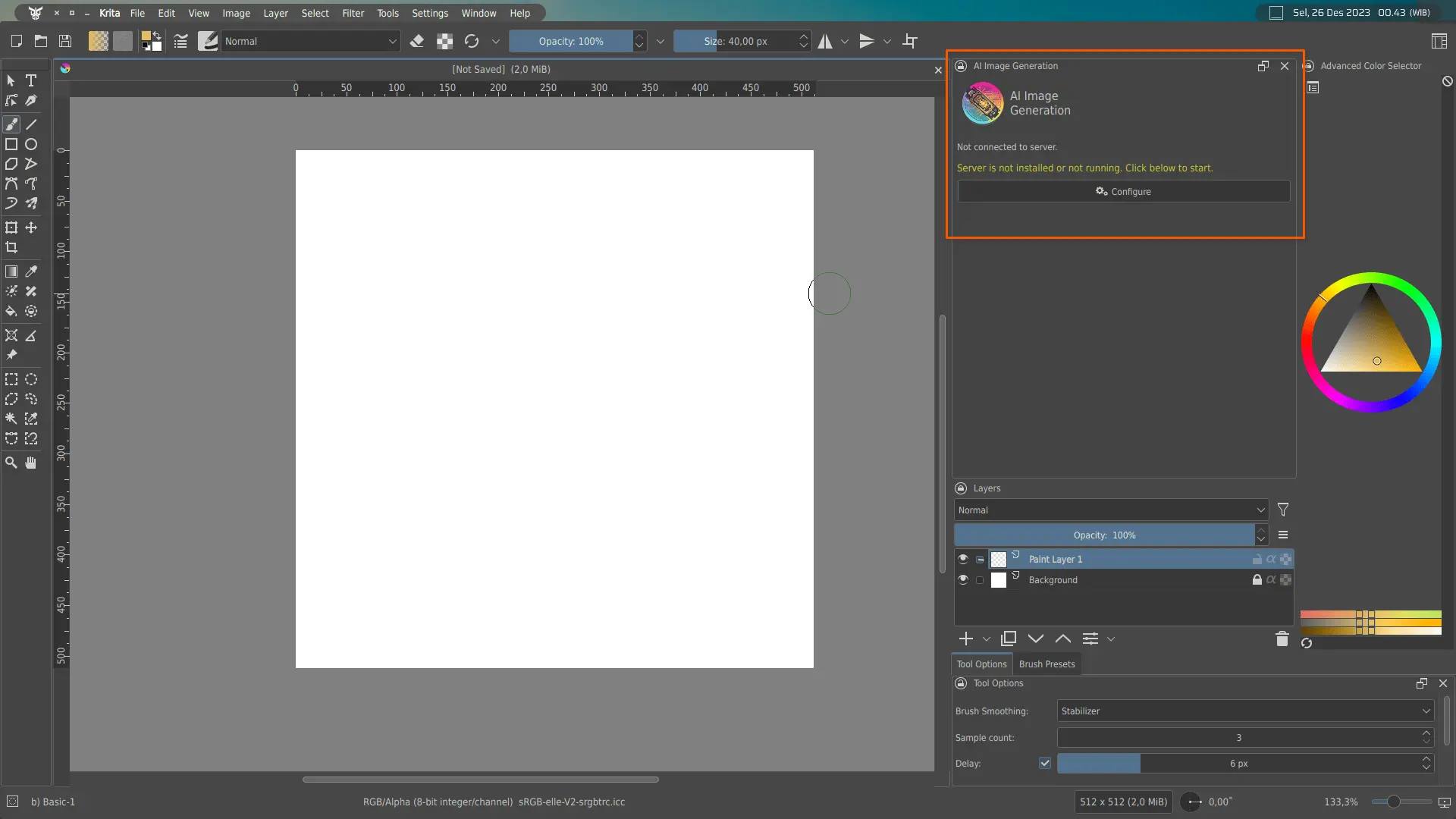 Krita AI Manager Docker