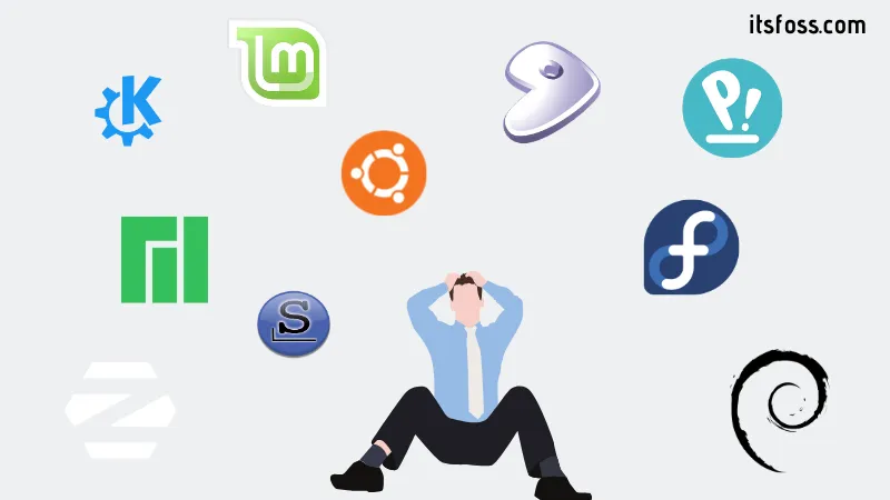 Terlalu banyak pilihan distro Linux.
