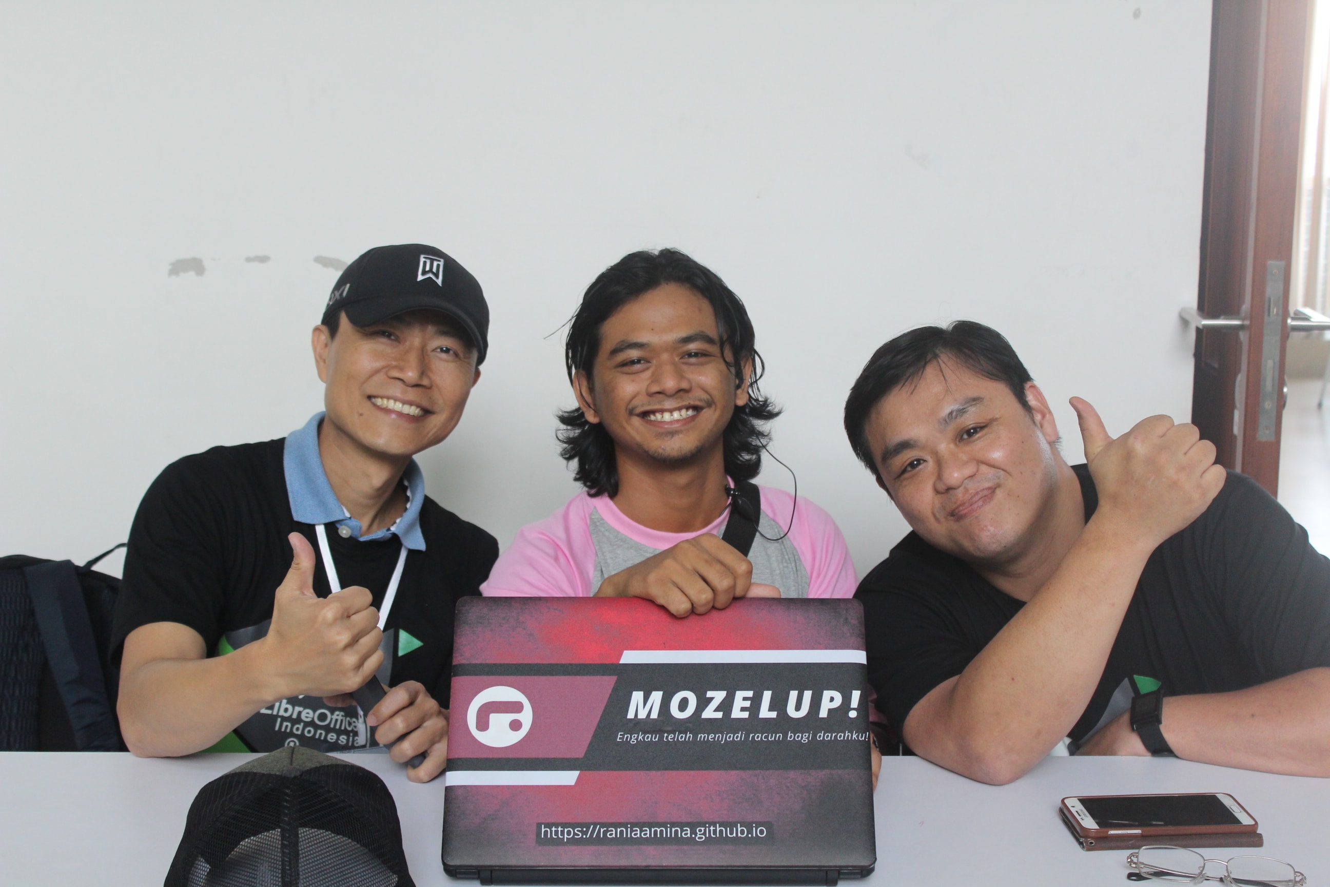 Bersama Franklin Weng dan Eric Sun