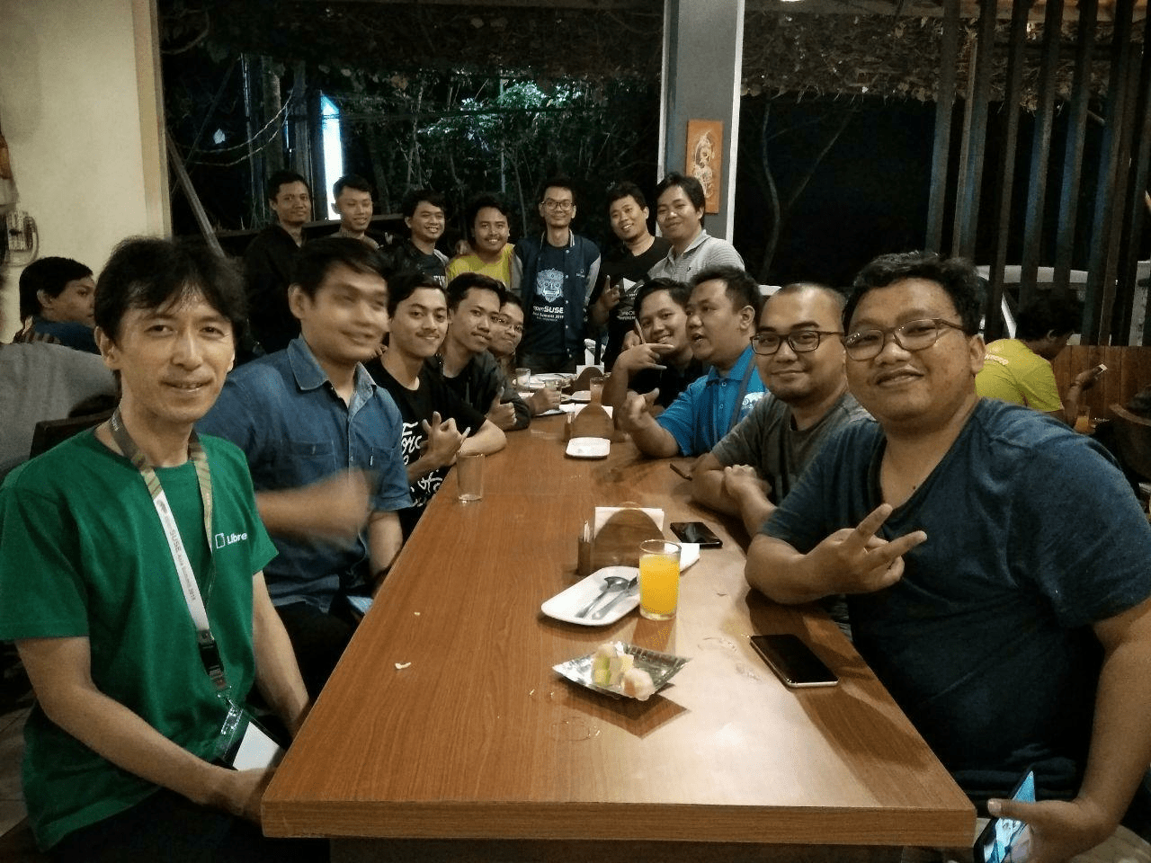 Dinner with Volunteer and Speaker of oSAS19